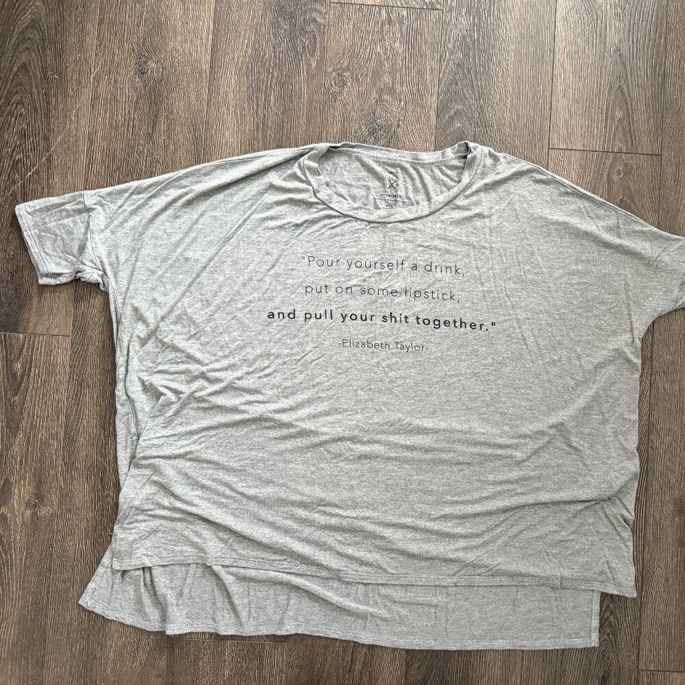 LA TRADING Co - Grey - Graphic Tee - Woman - O/S